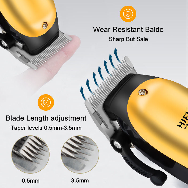 Thumbnail: HIENA Hair cutting machine Hair clipper haircut machine trimmer for men shaving 
