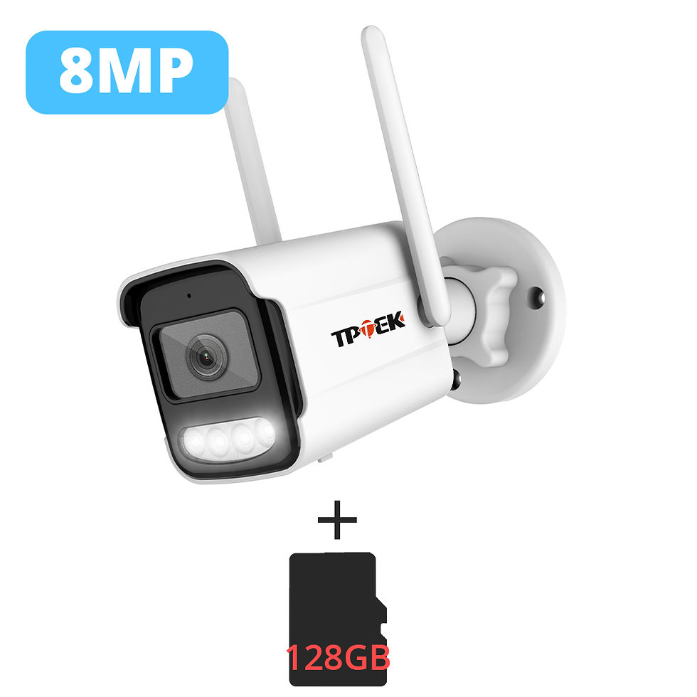 Thumbnail: 8MP 4K IP Camera Wifi Wireless 5MP AI Human Detect iCSee CCTV Bullet Outdoor Sur