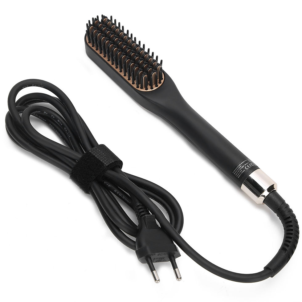 Thumbnail: Heated Men Hair Comb Electric Beard Straightening Comb Multifunctional Beard Str