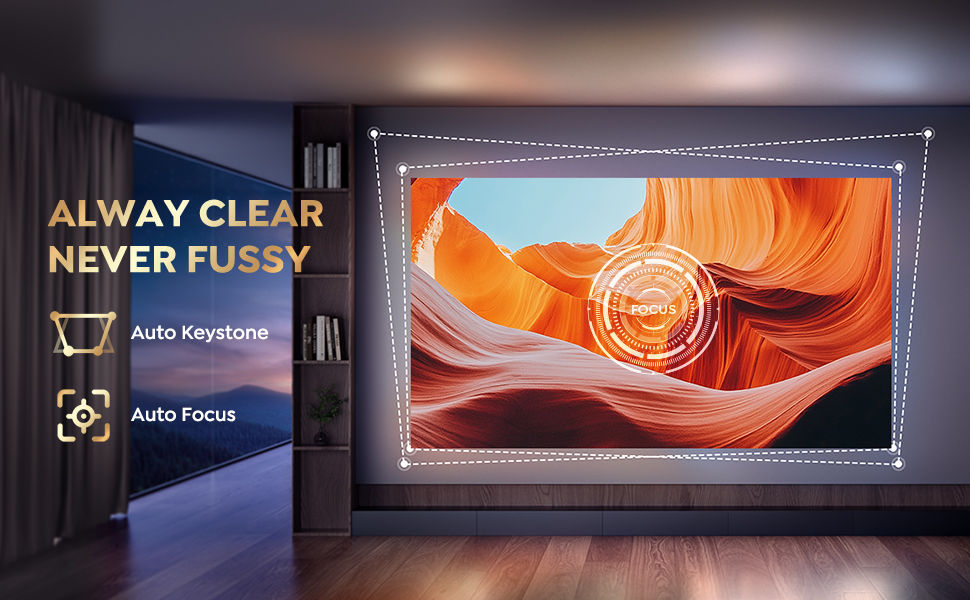 Thumbnail: HORLAT T09MAX Google TV 4K Projector 40000Lumens WiFi6 BT5.2 Remote Auto Focus N