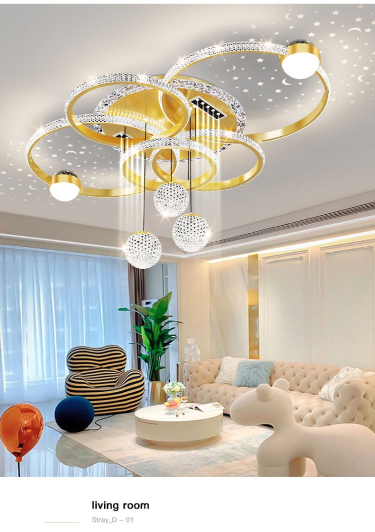 Thumbnail: Modern LED Ceiling Light for Living Room Decor Pendant Light Interior Decoration