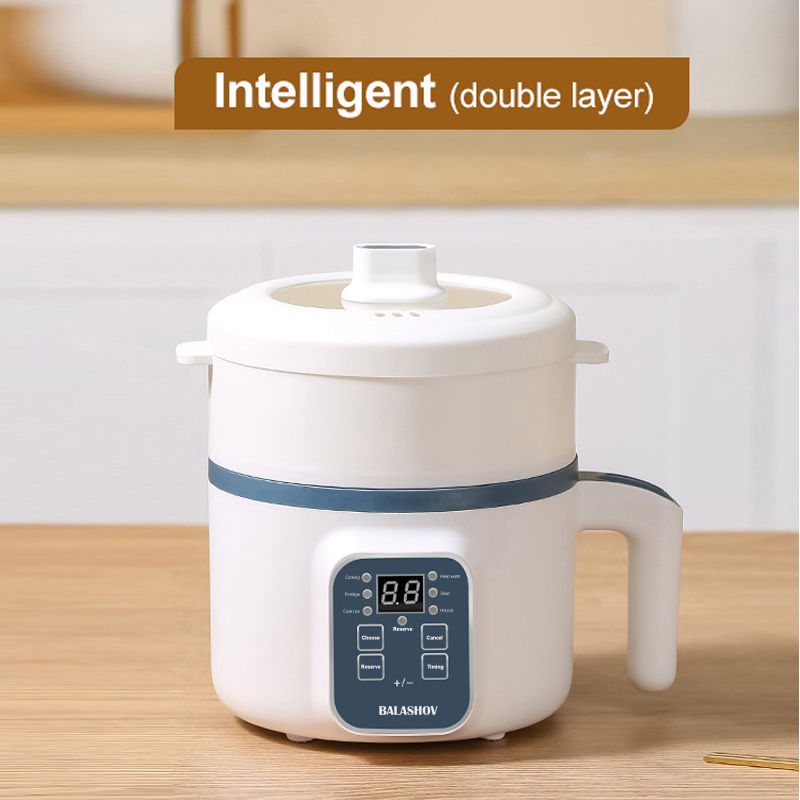 Thumbnail: 1.7L Electric Rice Cooker Single Double Layer 220V Multi Cooker Non-Stick Smart 