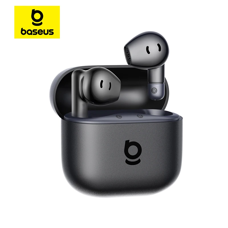 Baseus Bass BS2 Lite True Wireless Earbuds Bluetooth 6.0 Semi-in-Ear Earphones 2
