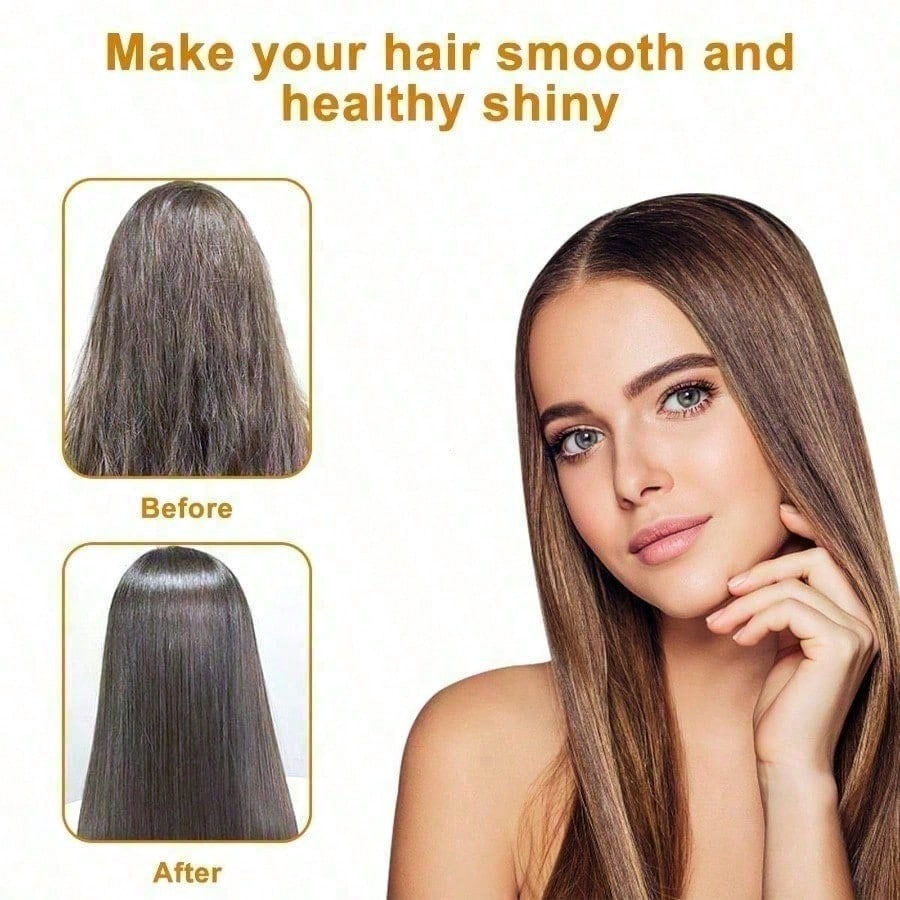 Thumbnail: Electric Hair Straightening Brush — 2-in-1 Styling Comb (Straightening & Curli