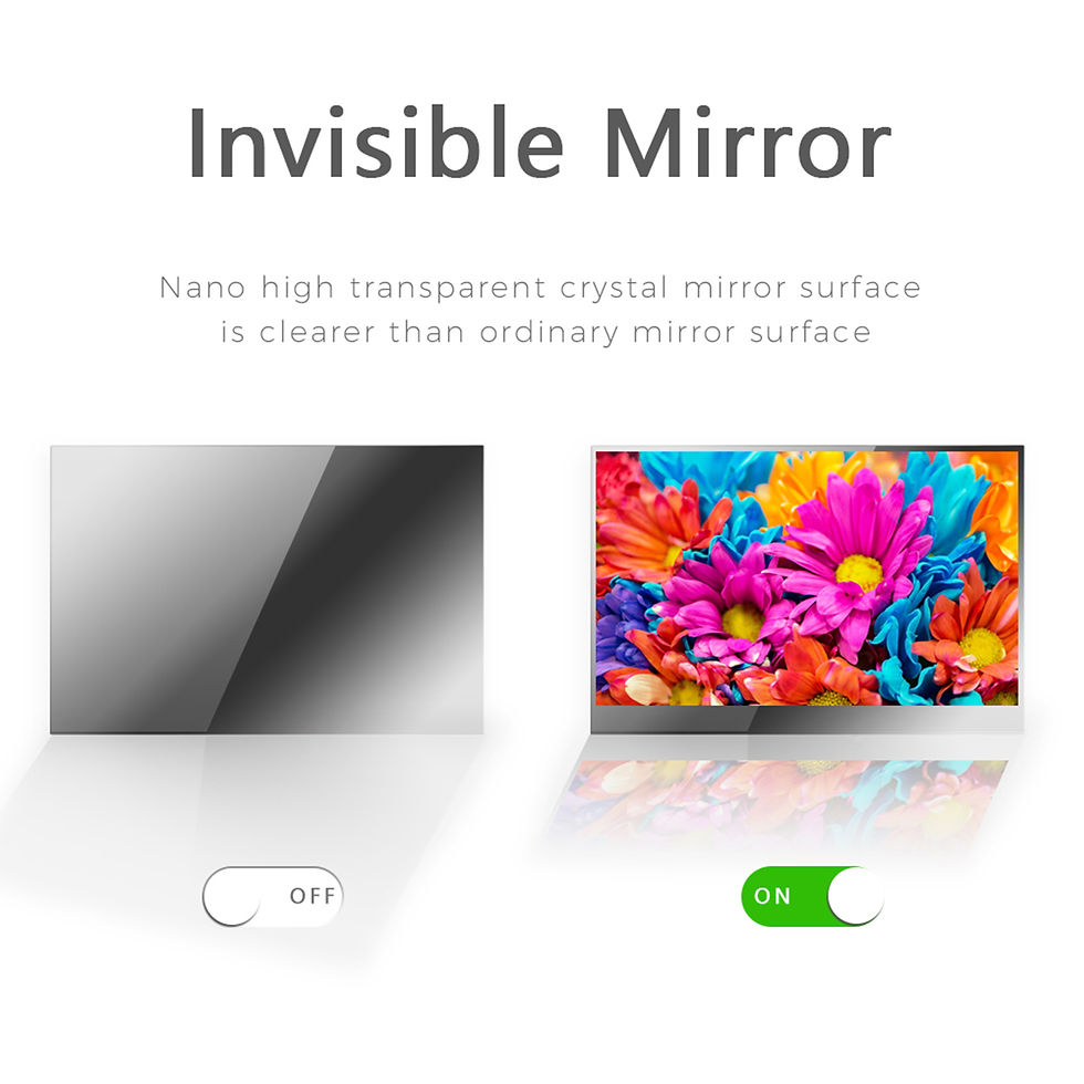 Thumbnail: Souria 22 inches Smart Magic Mirror Waterproof TV for Bathroom Hotel DTV Tuner W