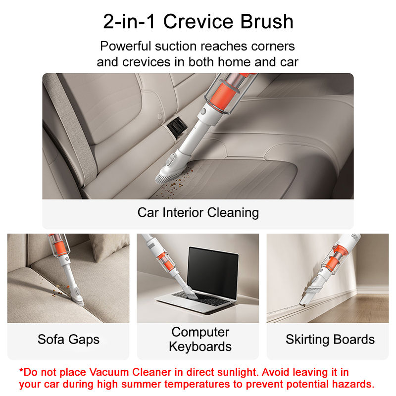 Thumbnail: MIJIA Lightweight Vacuum Cleaner 22,000Pa Suction, 2 Cleaning Mode,Washable Acce