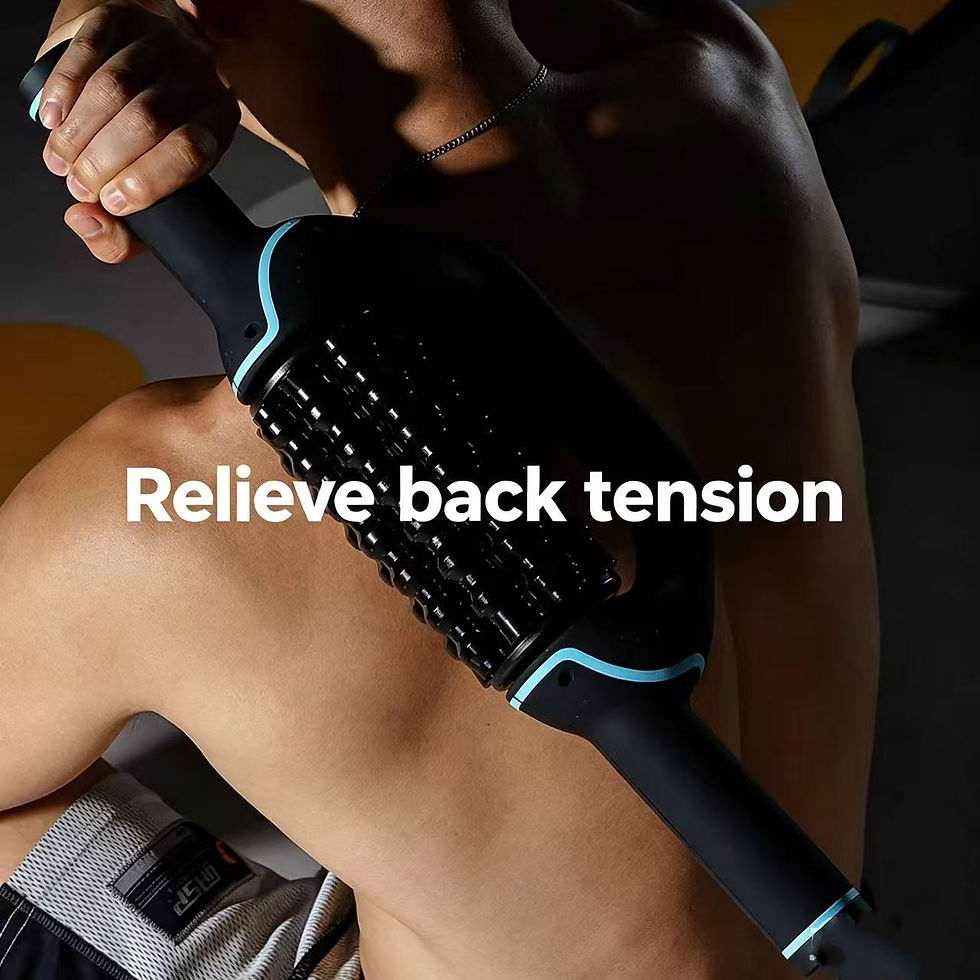 Thumbnail: Cordless Roller Body Massage 360 Rolling Percussive Relief Muscle Relax Stress M
