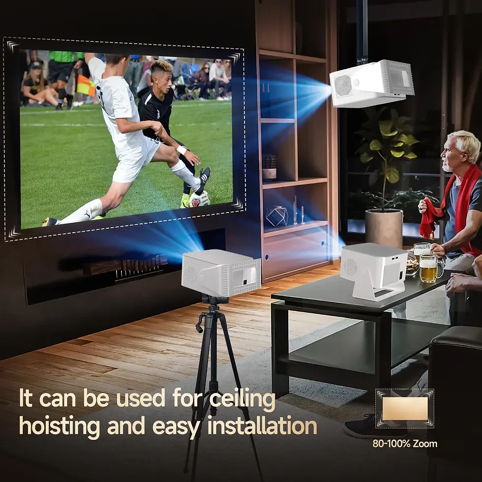 Thumbnail: Magcubic Portable Projecto HY350Max 900ANSI Android 14 Projector Auto Focus Proj