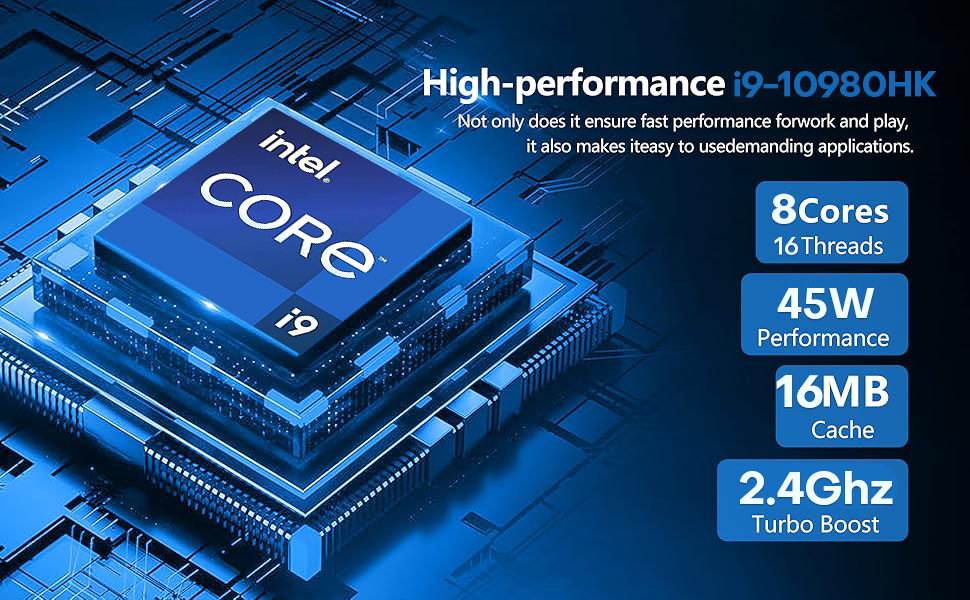 Thumbnail: 15.6 inch Gaming Laptop Computer Wins 11 Intel Core i9 8950HK/9900 16GB RAM 1TB 