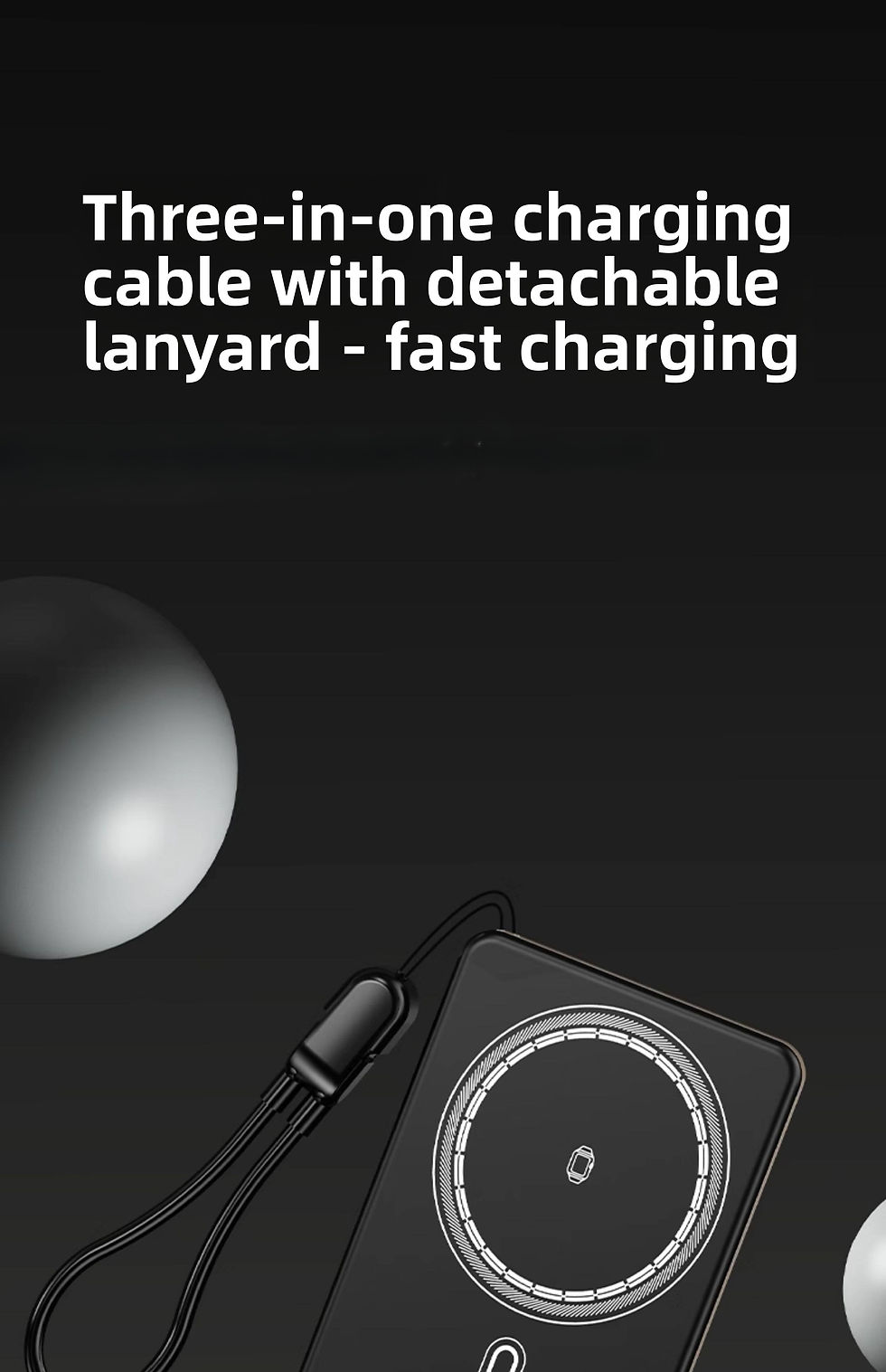 Thumbnail: Taepiaai 10000mAh Magnetic Wireless PowerBank Ultra Thin Portable CCC Certified 