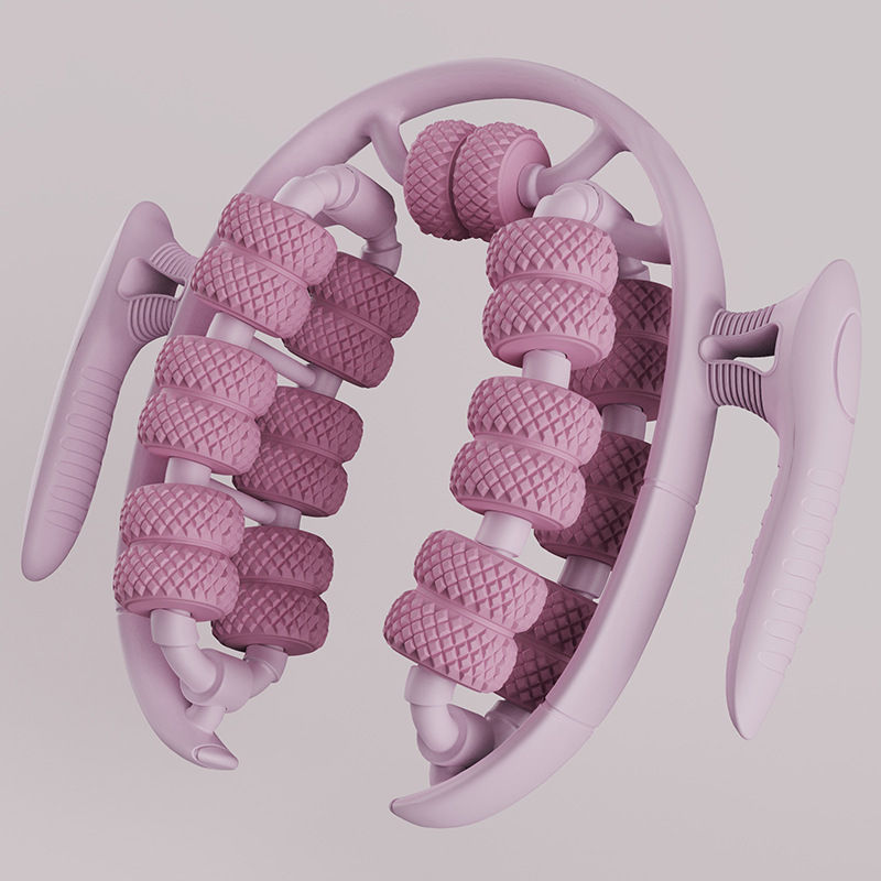 Thumbnail: Newest 28 Wheel Annular Leg Clamp Massager Relax  Massager Anti-cellulite Massag