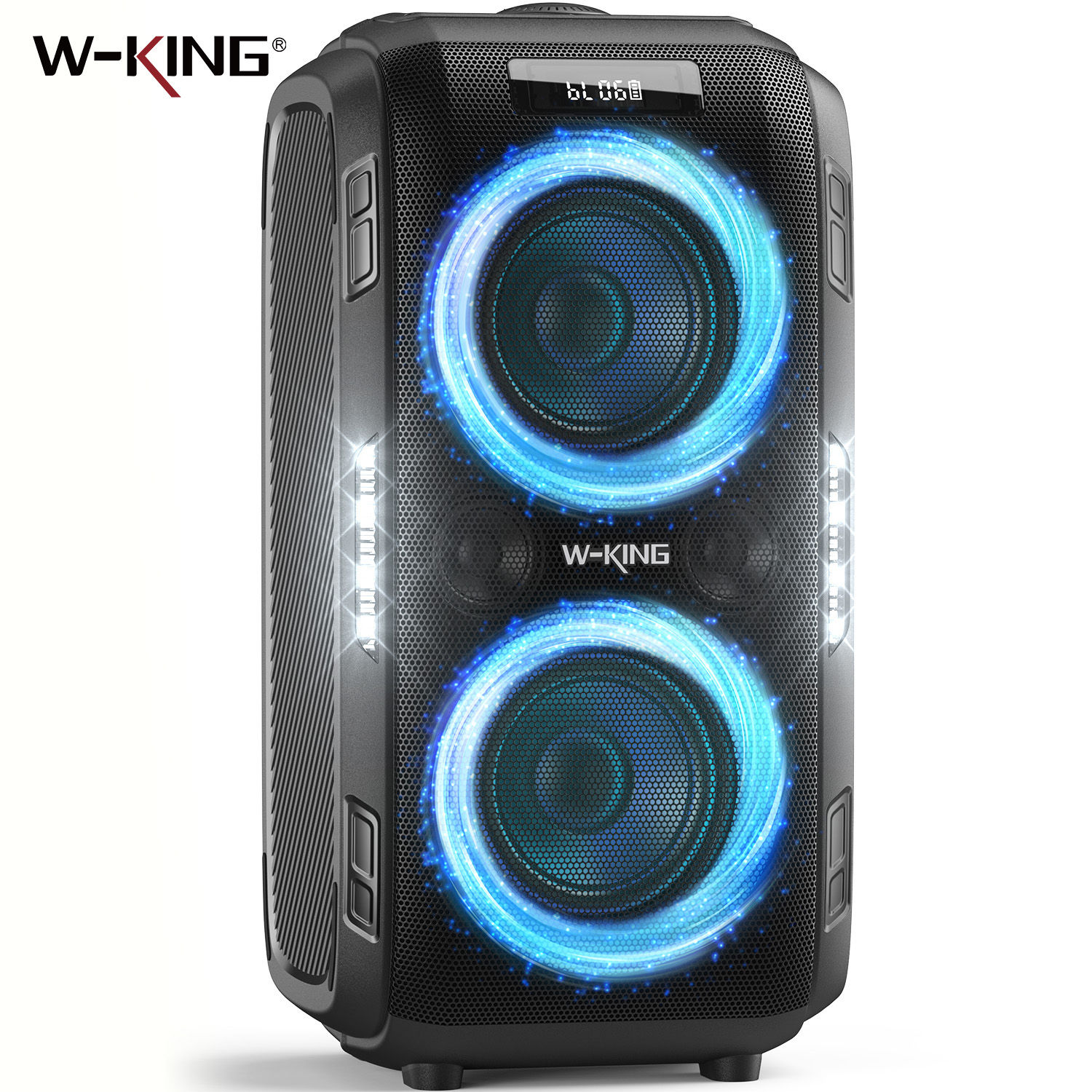 W-KING 250W PEAK Large Bluetooth Speaker Loudest/Massive 120dB/12 Custom Bass, V