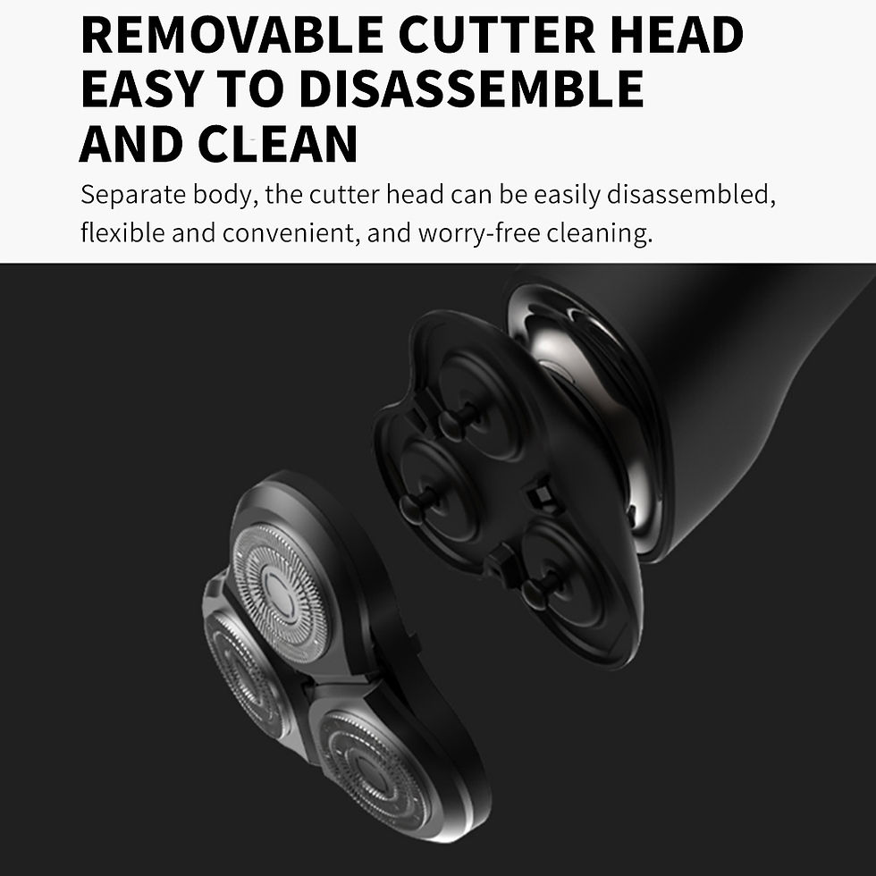 Thumbnail: NEW MIJIA Electric Shaver S500 Floating Blade Trimmer Wet Dry Shaving Cordless R