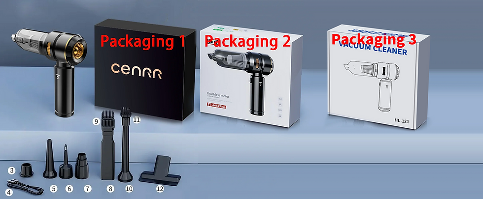 Thumbnail: CENRR 998000PA Car Vacuum Cleaner Powerful Portable HandHeld Vacuum Cleaner For 