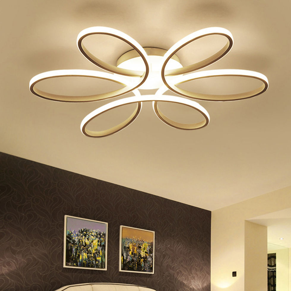 Thumbnail: LED Ceiling Lamp Three Colors Flush Mount Lamp Modern Style Hallway Balcony Bedr