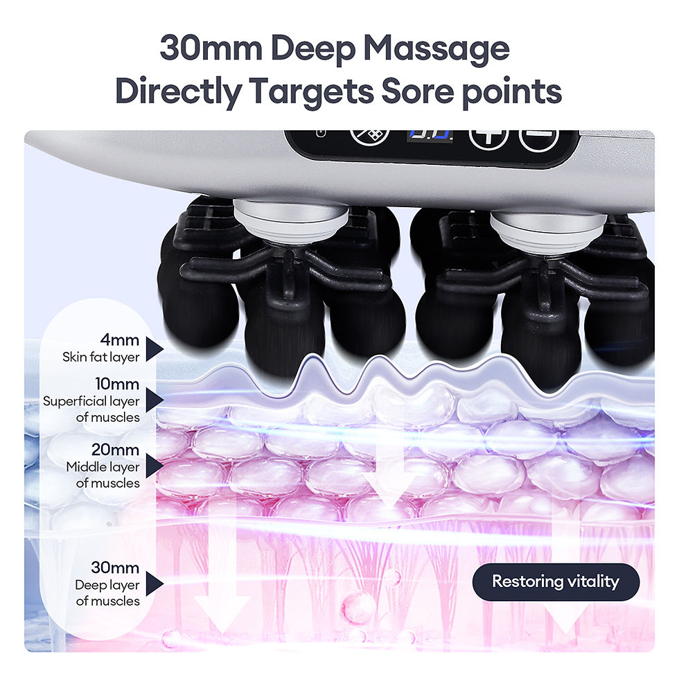 Thumbnail: 30-Heads Body Massage Gun High-Frequency Vibration Fascia Gun Back Waist Thigh M