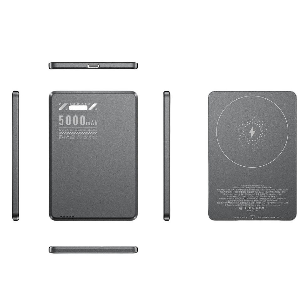 Thumbnail: Xilecaly Qi2 Wireless Charger For Magsafe Power bank For Apple External Battery 