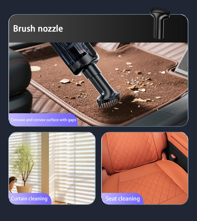 Thumbnail: Car vacuum cleaner wireless one-button dust dump high-power portable vacuum clea