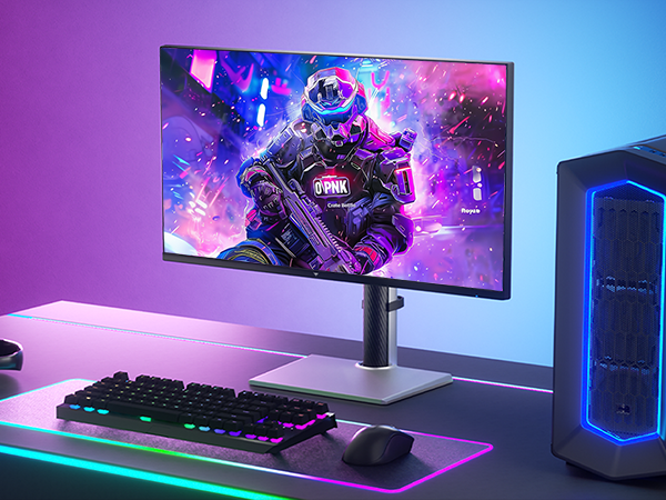 Thumbnail: KTC 27 Inch White Gaming Monitor 300Hz/320Hz, QHD 1440P Fast IPS Computer Monito