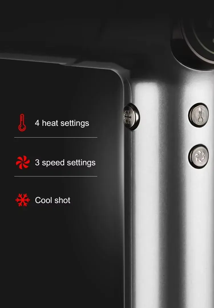 Thumbnail: WMARK Hair Dryer Professional Blow Drier Hot and Cold Adjustment Hair Dryer Mach
