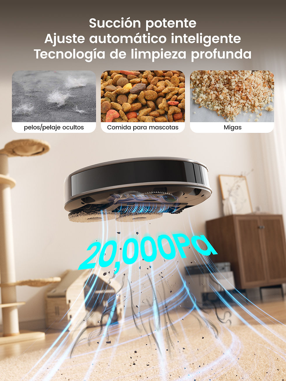 Thumbnail: Lefant M3 Max Robot Vacuum, Robot Vacuum and Mop, 20000Pa Suction, Anti-Tangle B