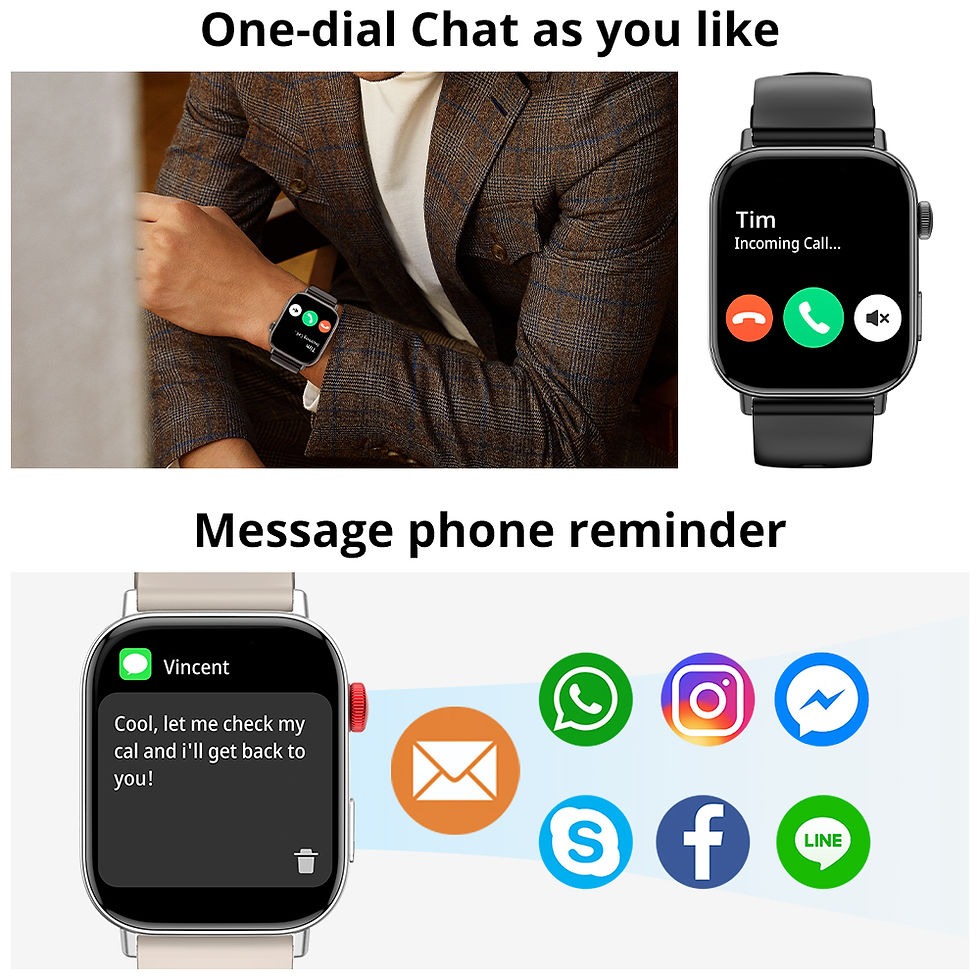 Thumbnail: COLMI C8 Max Smart Watch for Men And Women with Voice Calling Feature 1.93" Larg