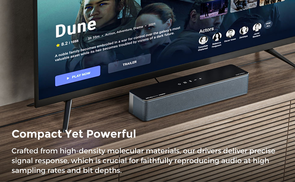 Thumbnail: ULTIMEA 7.1 Surround Sound System Sound bar for TV with Dolby Atmos&APP Control,
