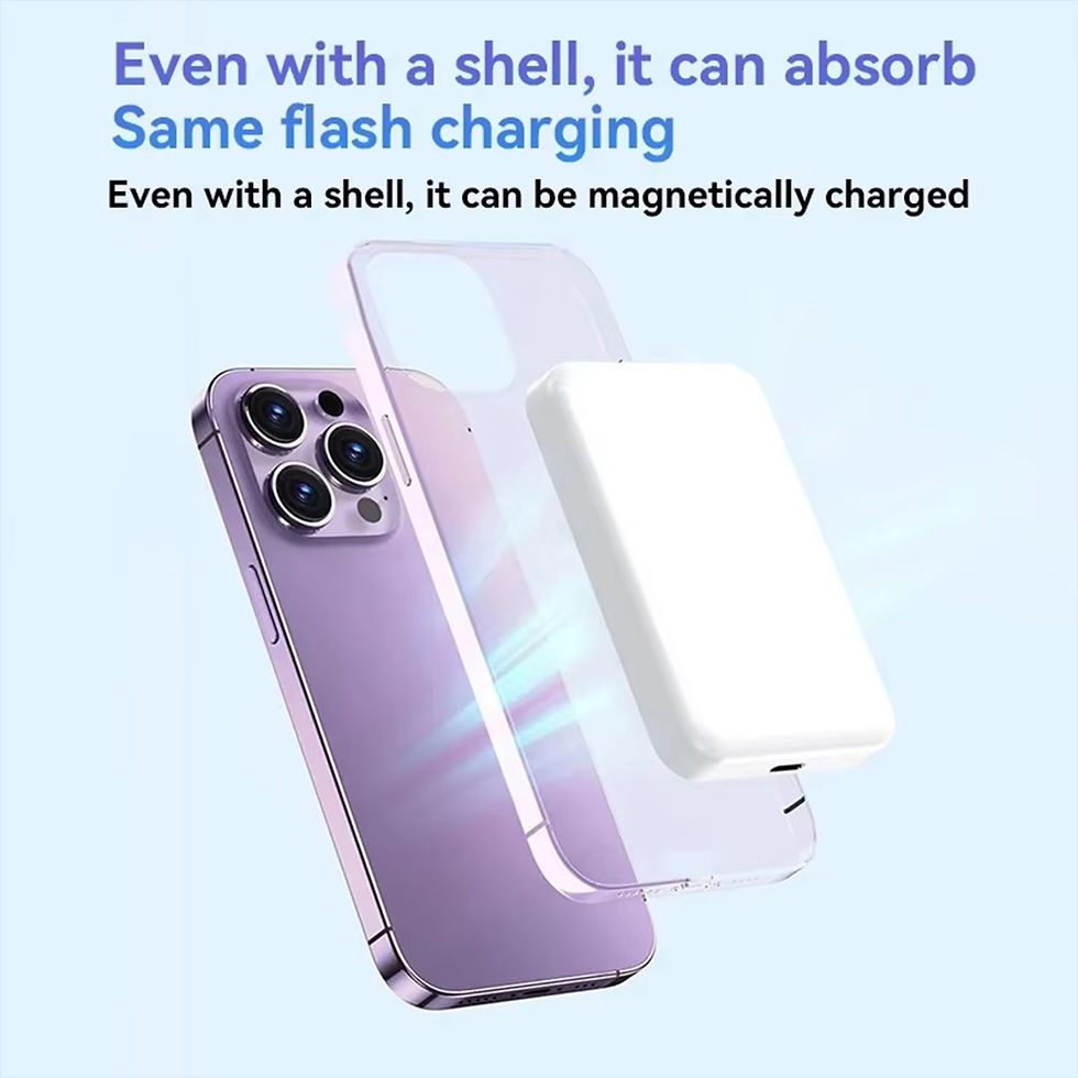Thumbnail: Lenovo 500000mAh Magnetic Power Bank For Magsafe PD22.5W Fast Charger Wireless P