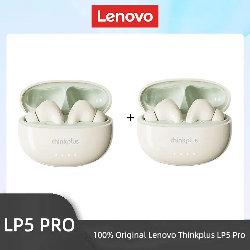 Thumbnail: Lenovo LP5 PRO Wireless Bluetooth 5.4 Earphones TWS HiFi Sound Gaming Earbuds Sp