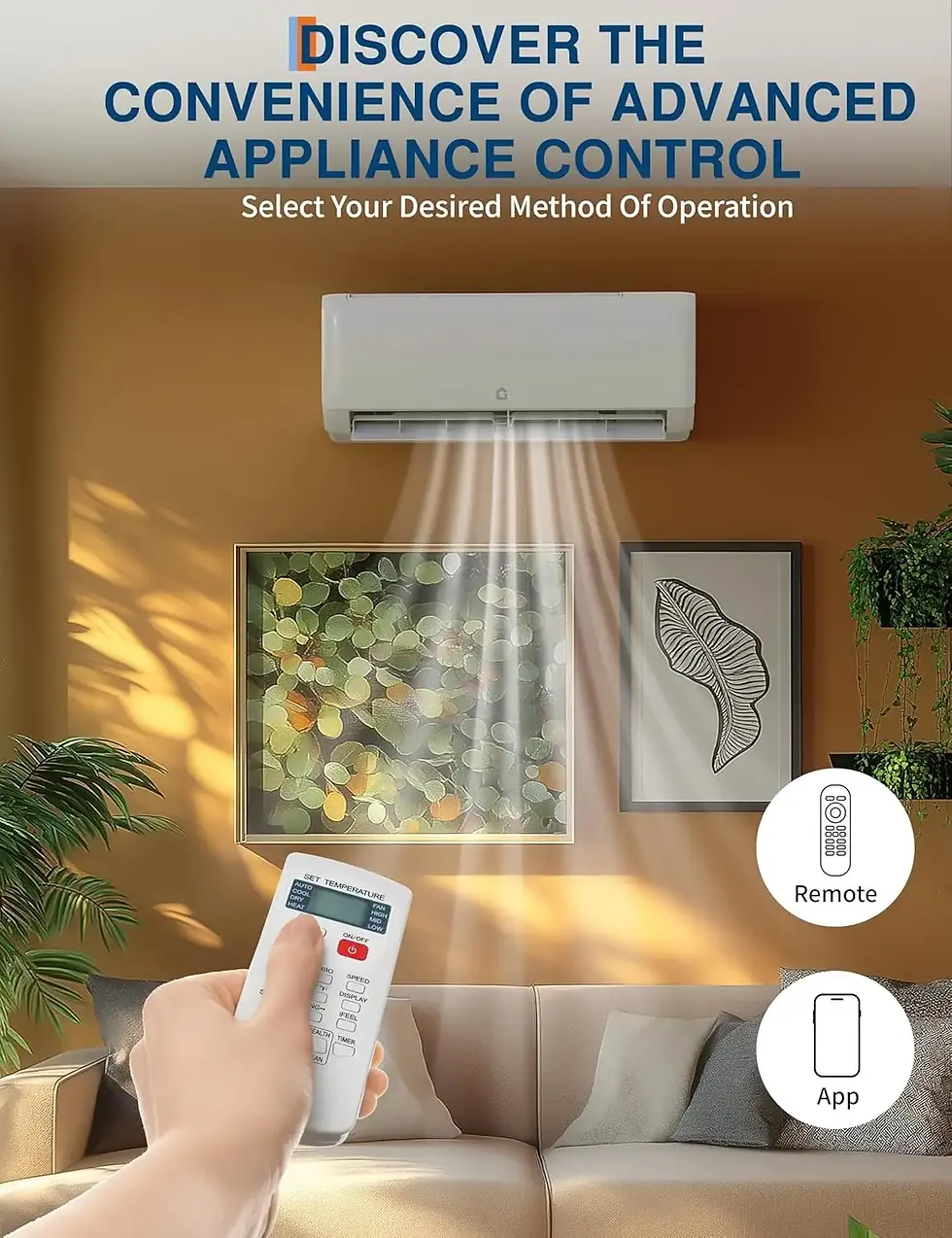 Thumbnail: 24,000 BTU Mini Split Air Conditioner & Heat Pump, 19 SEER2 Ductless Inverter AC
