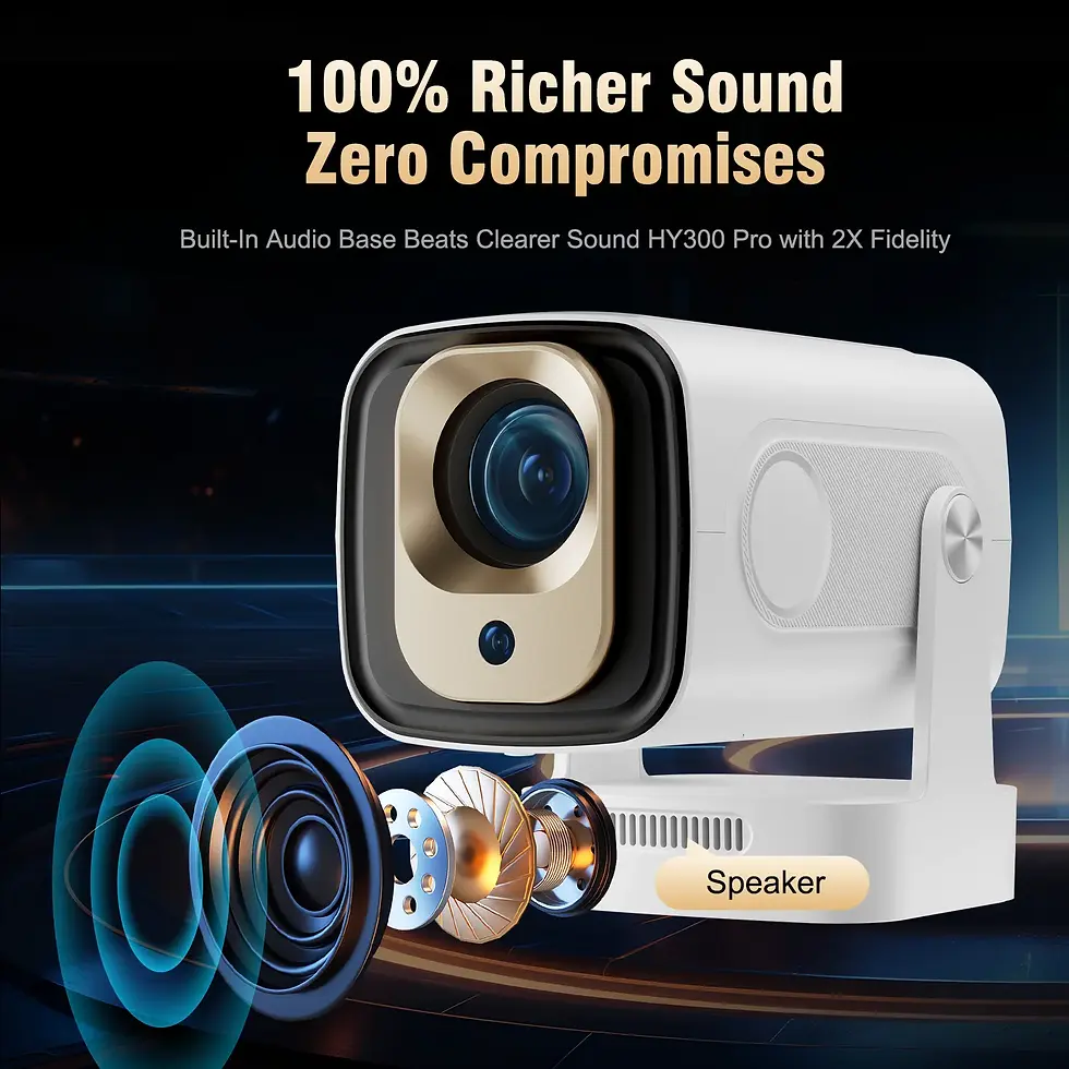 Thumbnail: Magcubic Video 4K Projector HY310 1080P 330ANSI Mini Projector Auto Focus 4K Nat