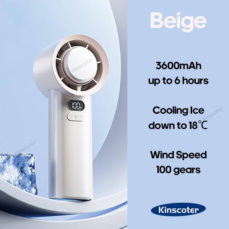 Thumbnail: KINSCOTER Portable Handheld Turbo Fan 100 Wind Speeds Adjustable Mini Personal F