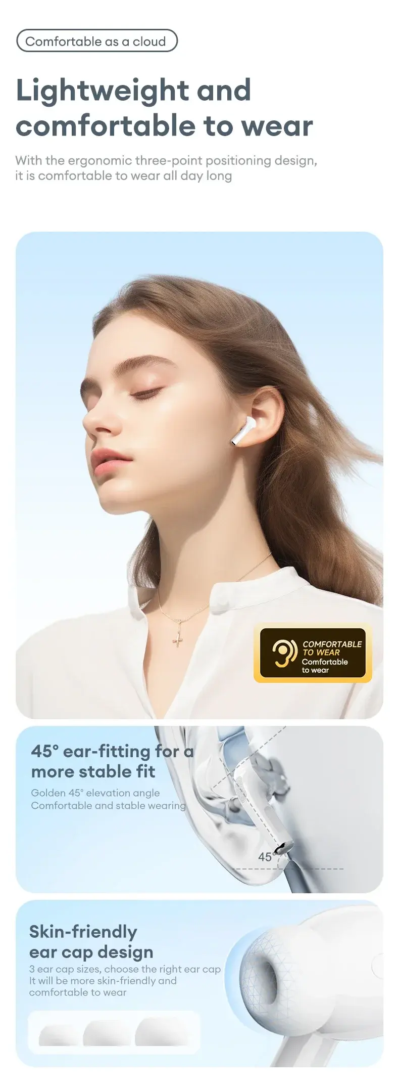 Thumbnail: Lenovo LP5 PRO Wireless Bluetooth 5.4 Earphones TWS HiFi Sound Gaming Earbuds Sp