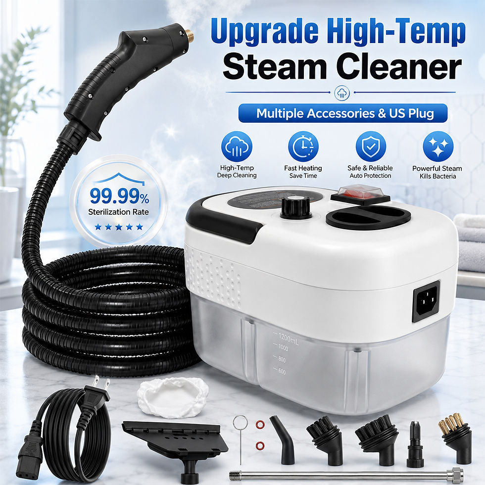 Thumbnail: 2500W High Temperature Steam Cleaner 110V Portable Handheld Steam Cleaning Machi