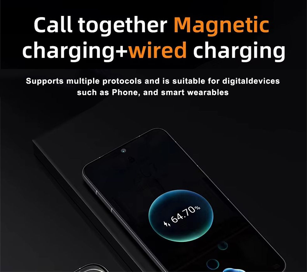 Thumbnail: Clear Circuit Board Magnetic Power Bank Qi2 15W Wireless Charging 20W Portable W