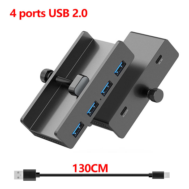 Thumbnail: 10Gbps HUB USB3.2/3.0/2.0 Splitter Adapter Universal External Multi Clip Dock Fo