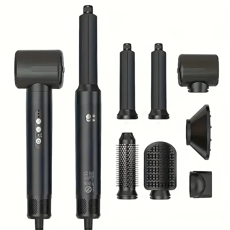 Thumbnail: Tinsol 7 In 1 Hair Dryer Brush Brushless High Speed Hair Dryer with Diffuser Ion