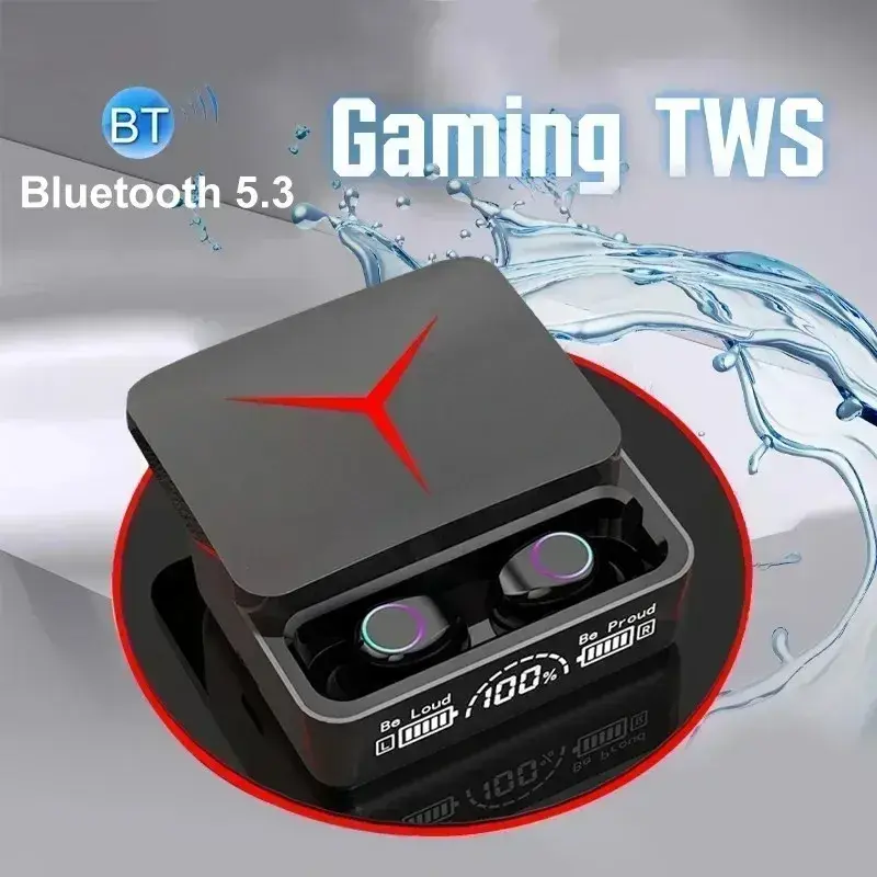 Thumbnail: Original TWS M90 Wireless Headphones Gaming Earphone Bluetooth 5.3 Sport Earbuds