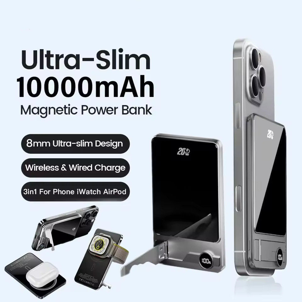 Wireless Magnetic Power Bank For Magsafe Qi2 Super Fast Charging External Batter