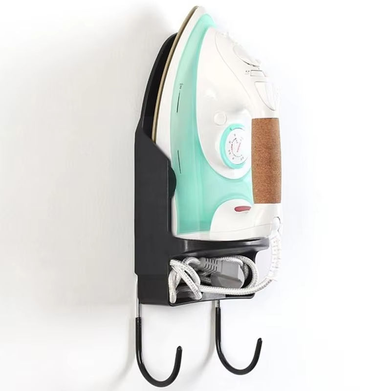 Thumbnail: Wall Mounted Iron Holder Heat Resistant Ironing Board Hanger Storage Rack Electr