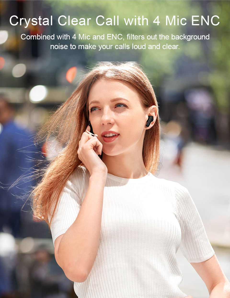 Thumbnail: QCY T13 ANC Wireless Earphones Bluetooth 5.3 TWS ANC Noise Cancellation Headphon