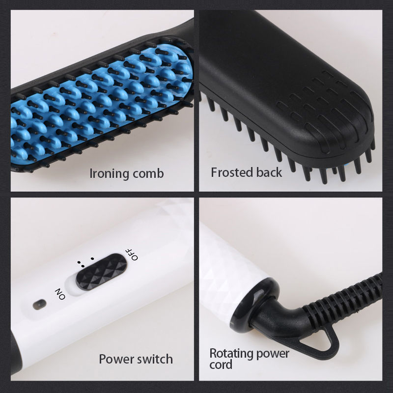 Thumbnail: Hair Straightener Multifunctional Professional For Men Beard Straightener Brush 