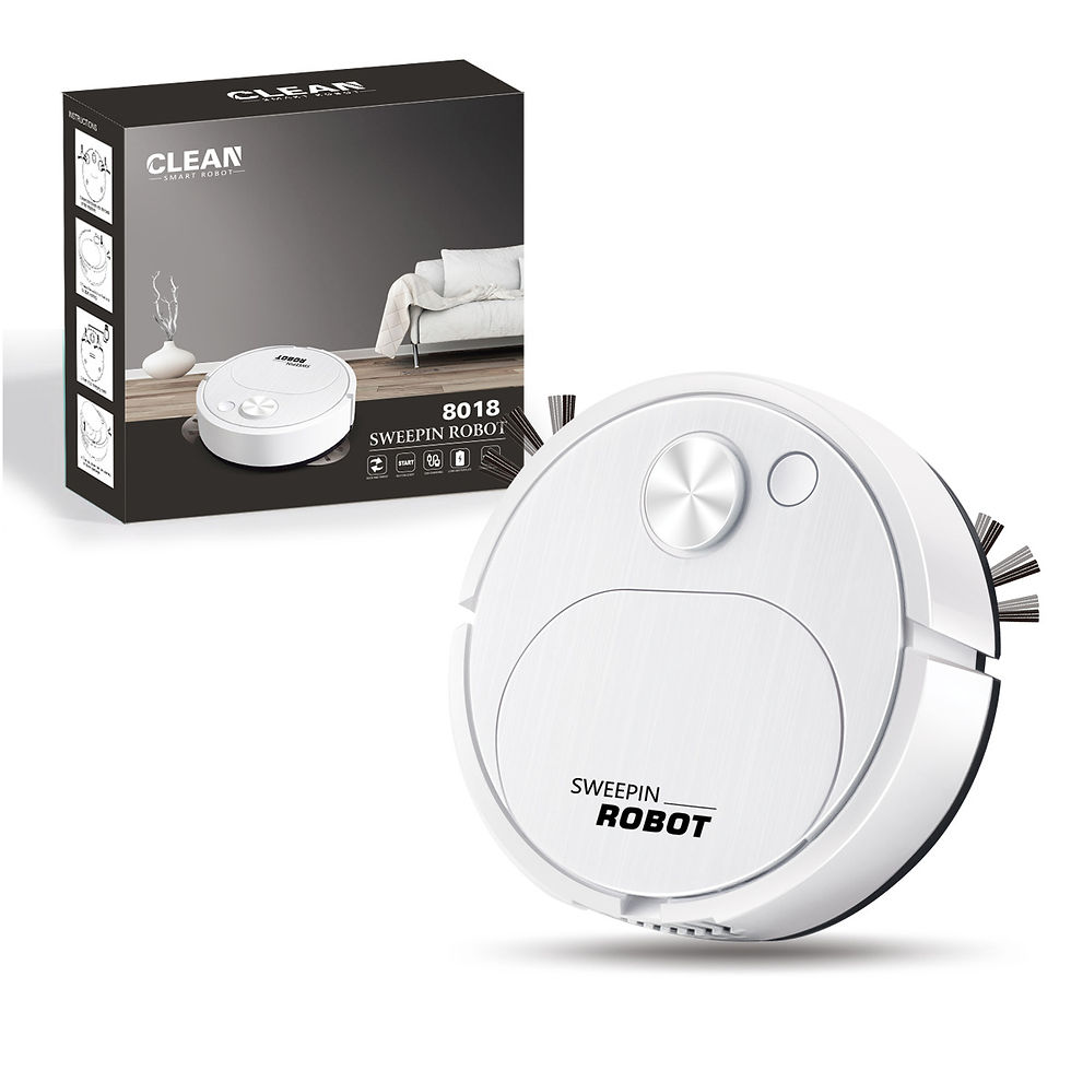 Thumbnail: NEW USB Sweeping Robot Vacuum Cleaner Mopping 3 In 1 Smart Wireless 1500Pa Dragg