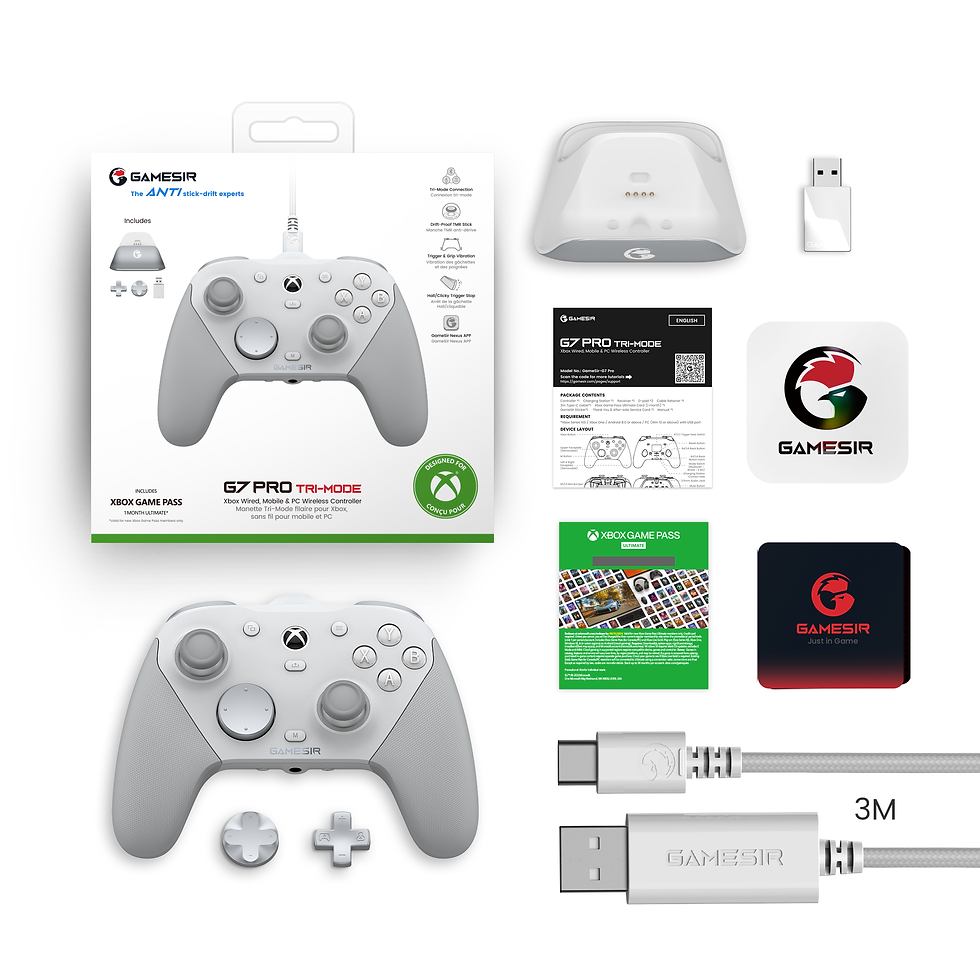 Thumbnail: GameSir G7 Pro Xbox Series X|S Controller with TMR Sticks, Hall Effect Triggers,