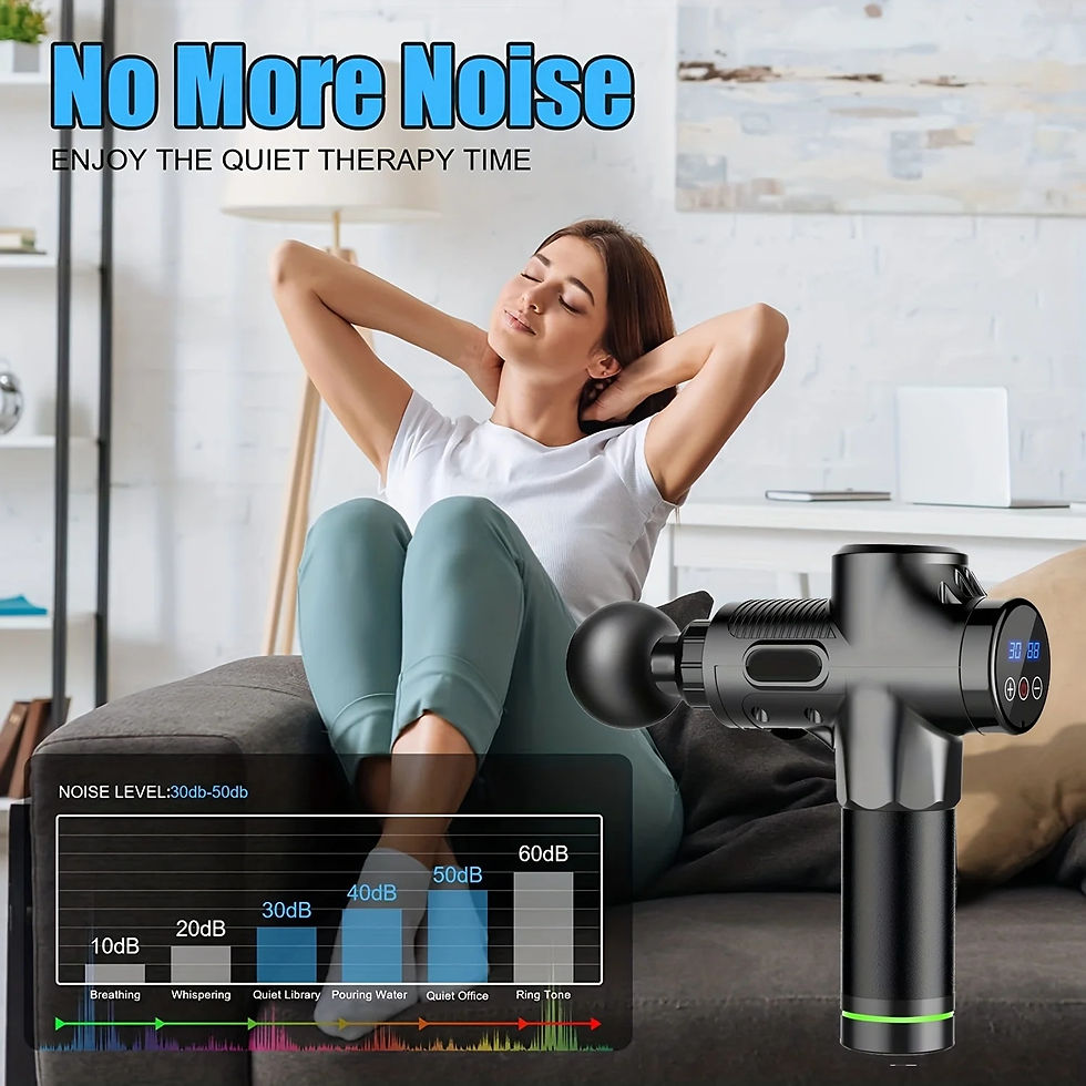 Thumbnail: Electric Deep Tissue Massage Gun for Athletes 30-99 Speed Levels with Portable S