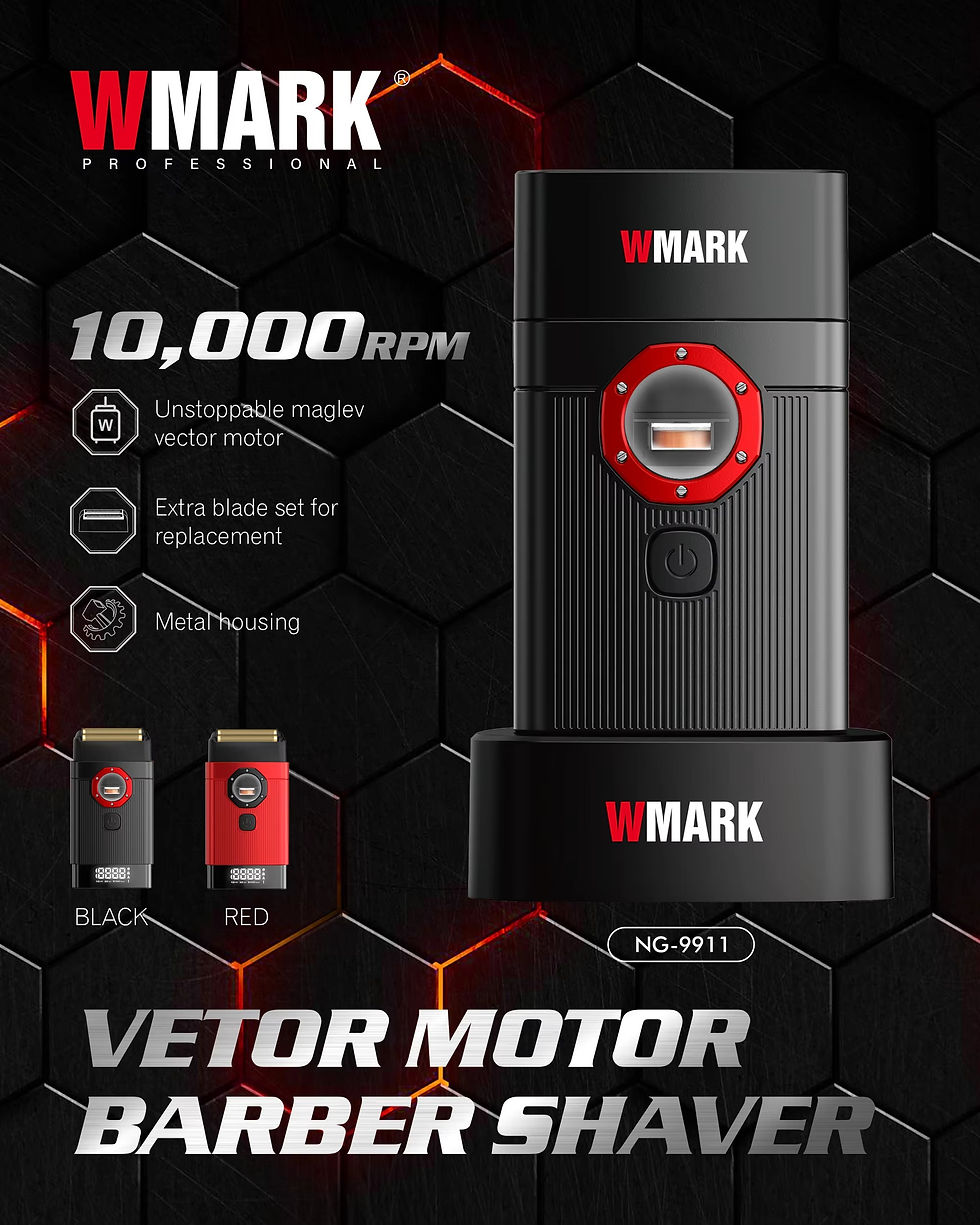Thumbnail: WMARK Shaver Professional Beard Trimmer Electric Shaving Machine Portable Razor 