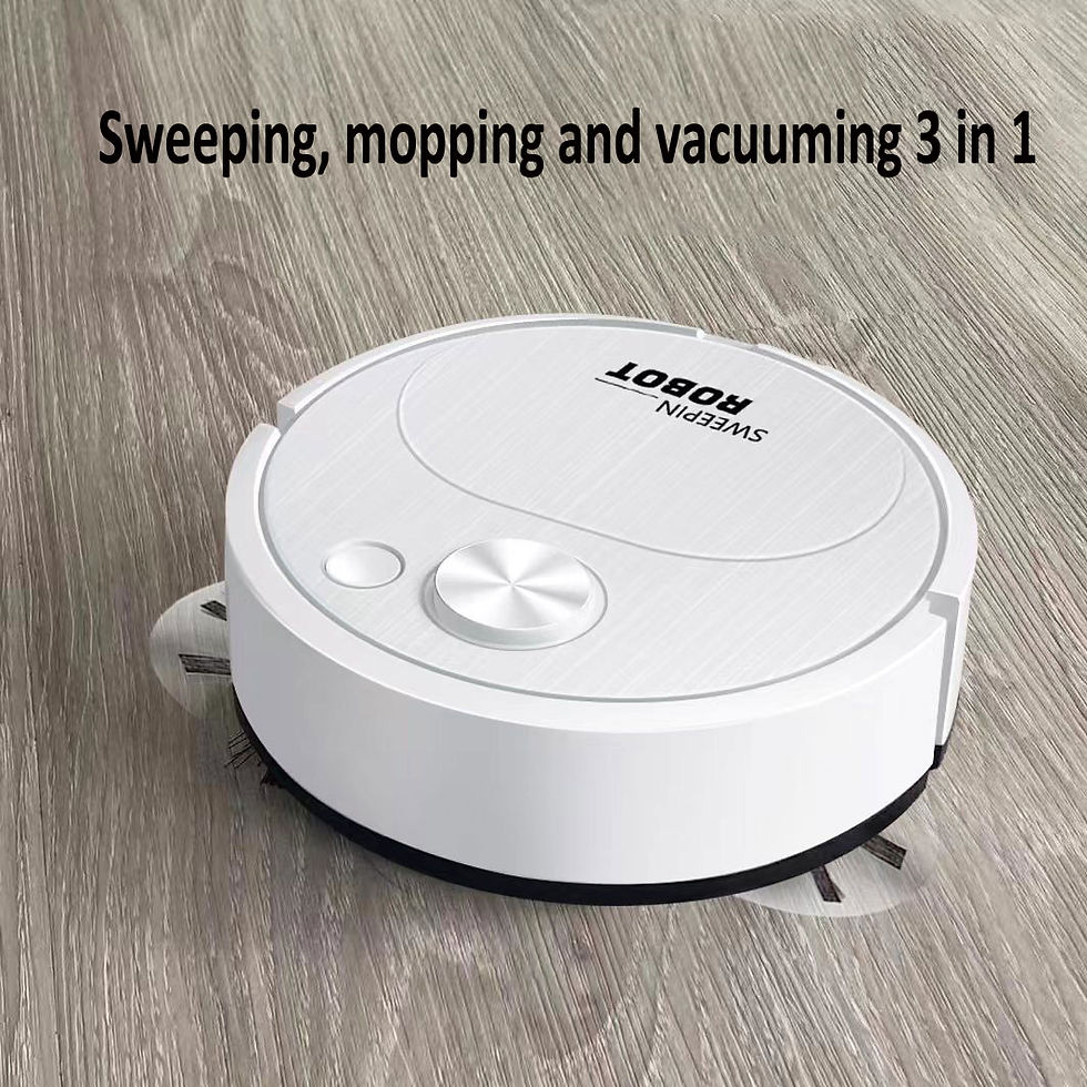 Thumbnail: NEW USB Sweeping Robot Vacuum Cleaner Mopping 3 In 1 Smart Wireless 1500Pa Dragg