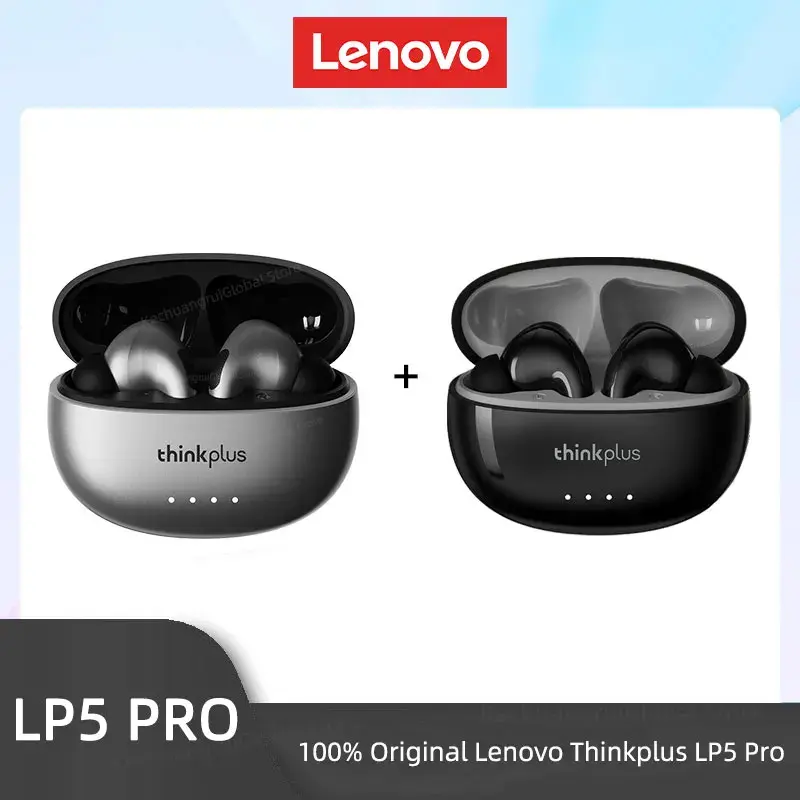 Thumbnail: Lenovo LP5 PRO Wireless Bluetooth 5.4 Earphones TWS HiFi Sound Gaming Earbuds Sp