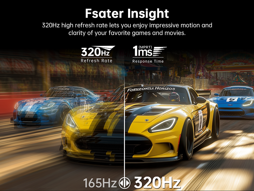 Thumbnail: KTC 27 Inch White Gaming Monitor 300Hz/320Hz, QHD 1440P Fast IPS Computer Monito