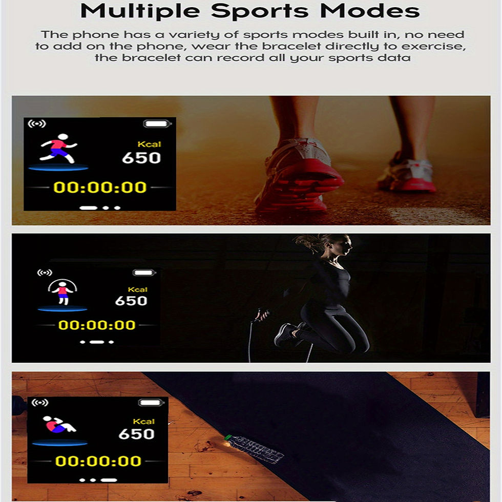 Thumbnail: Smartwatch Men Women Wristwatches Smart Watch Message Fitness Monitor Bracelet B